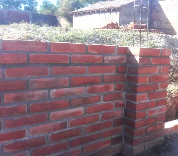 muro de ladrillo cuarterón muy fuerte nicaladrillos
