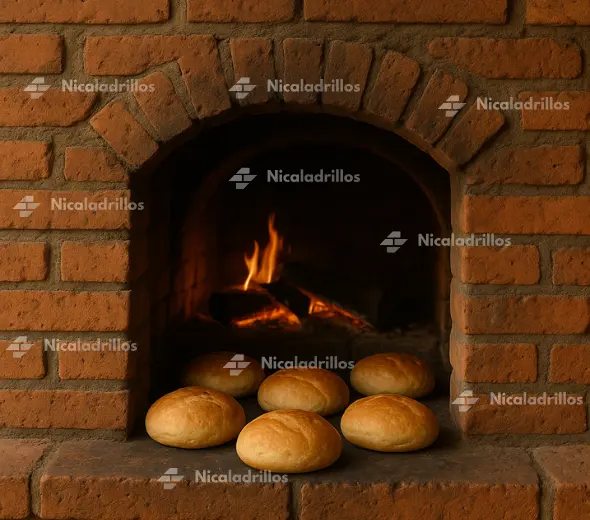 Ladrillo para hornos de leña fabricado por Nicaraladrillos en Nicaragua