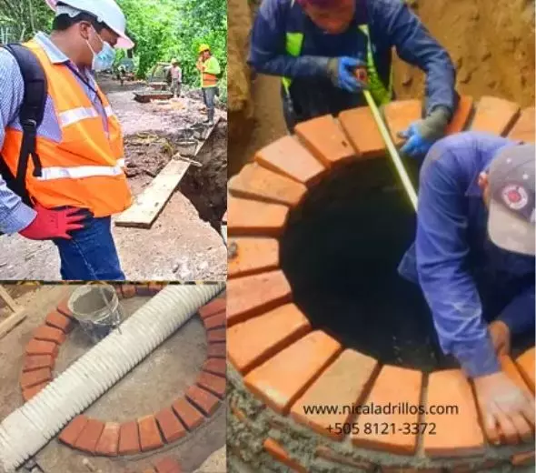 ladrillo trapezoidal pv4 para pozos de visita la paz centro, managua