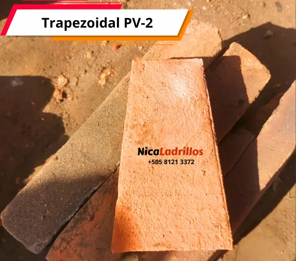 ladrillo trapezoidal pv2 de barro